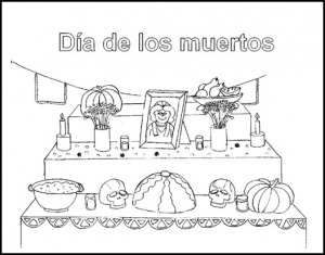 Altar para el Día de muertos Altar para el Día de muertos