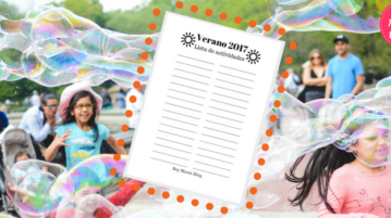 Imprimible: Lista de actividades – Verano 2017 Imprimible: Lista de actividades – Verano 2017