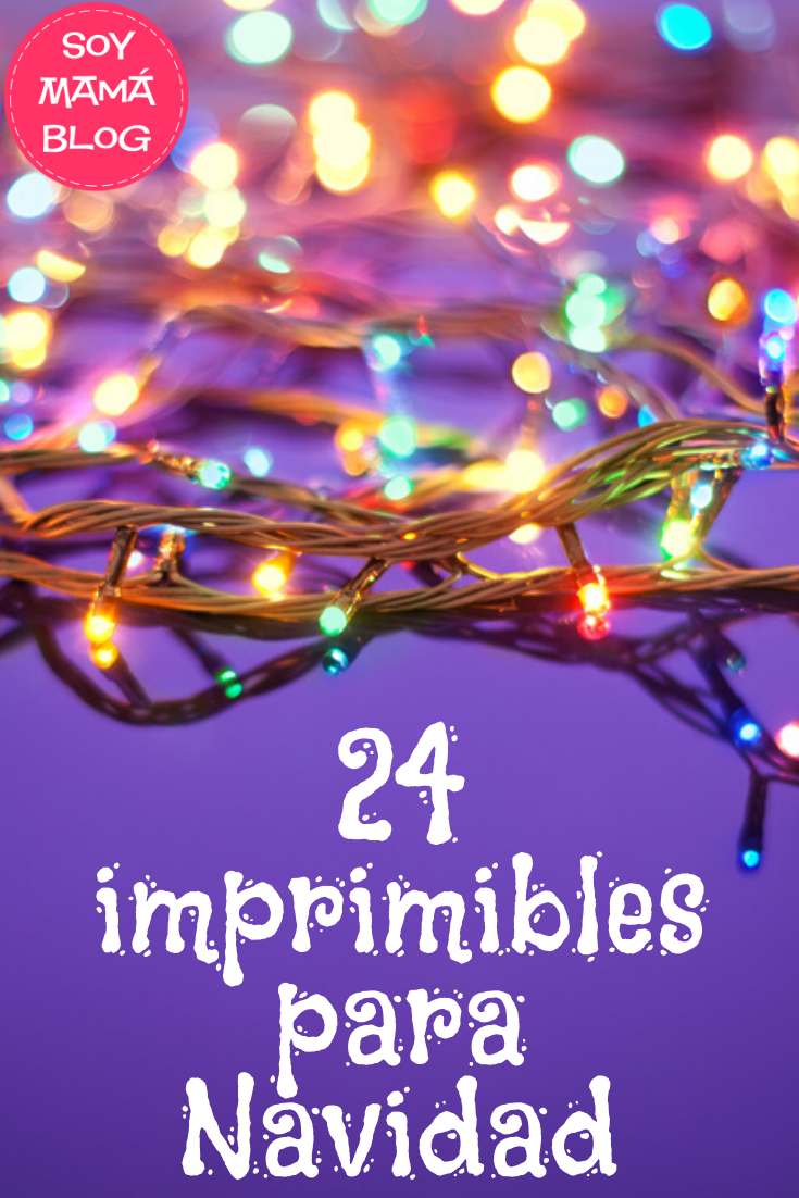 24 imprimibles para Navidad