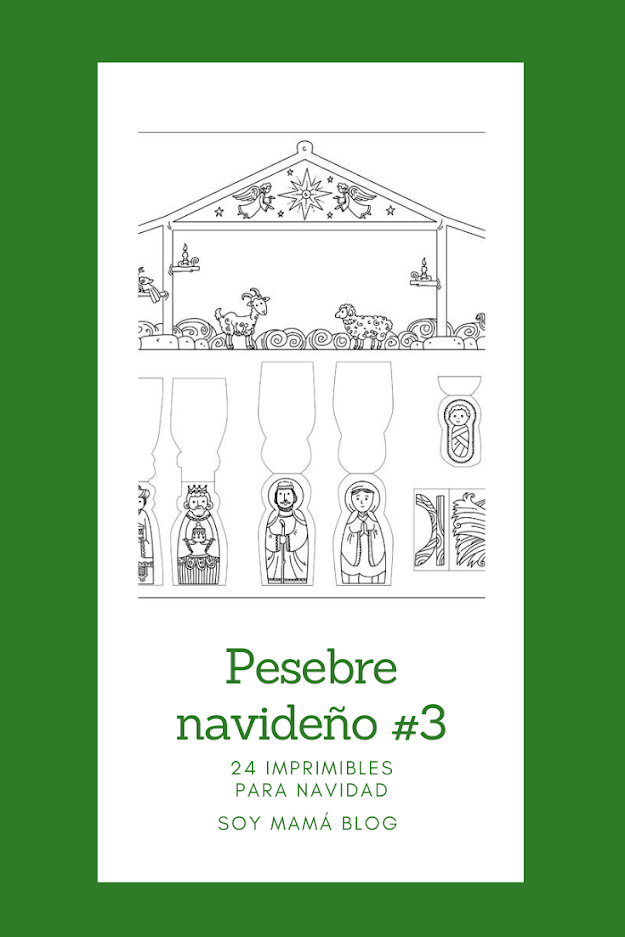 Pesebre navideño #3 #24imprimibles | Soy Mamá Blog