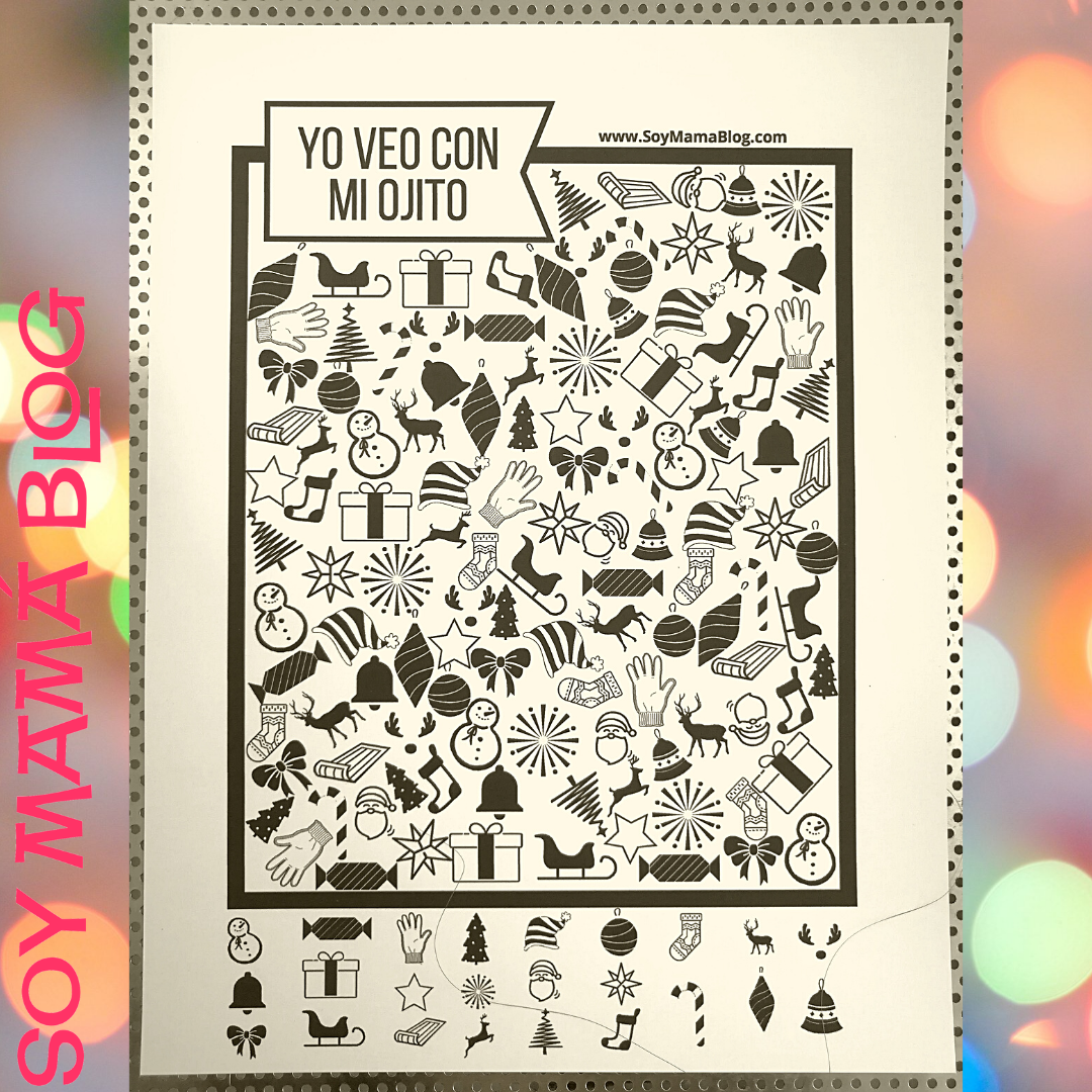 24 imprimibles para Navidad detalle | Yo veo con mi ojito