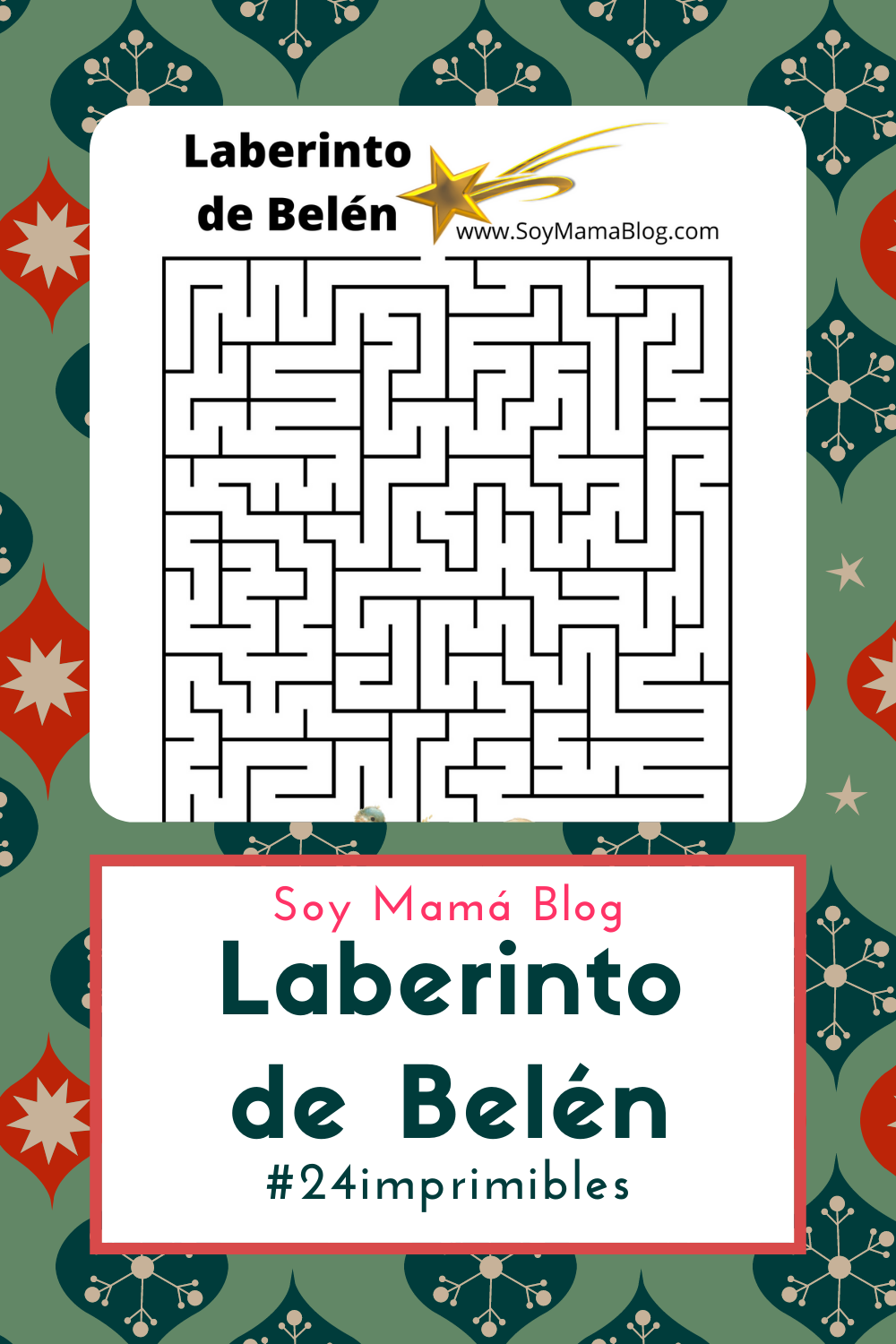 24 imprimibles para Navidad | Laberinto de Belén