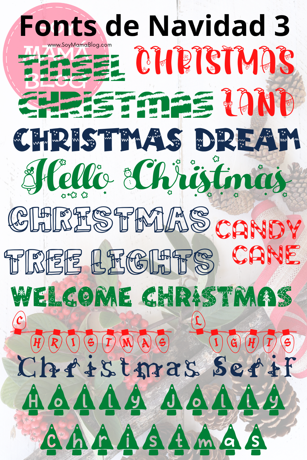 Fonts de Navidad 3