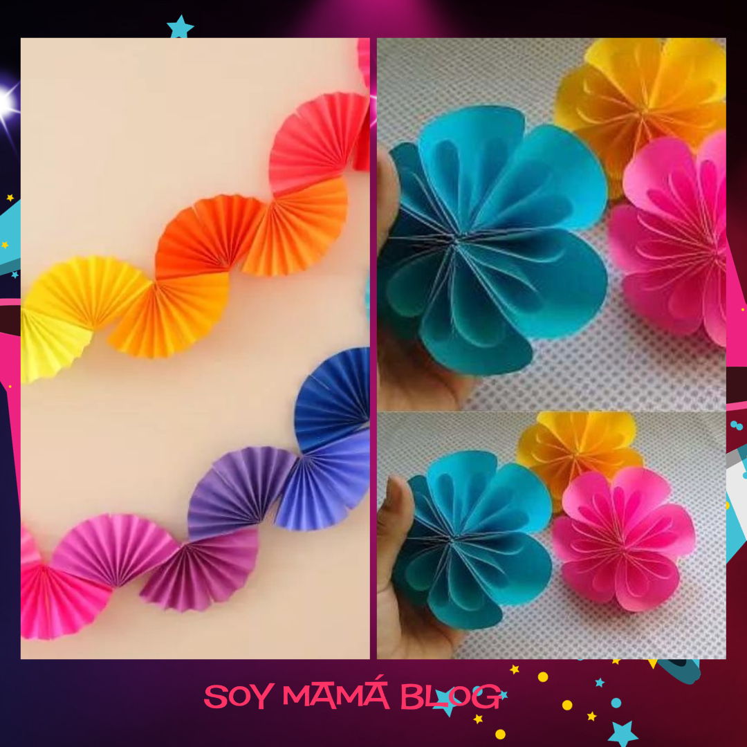 100 días de Festejos en Soy Mamá Blog | Decora con hojas de papel