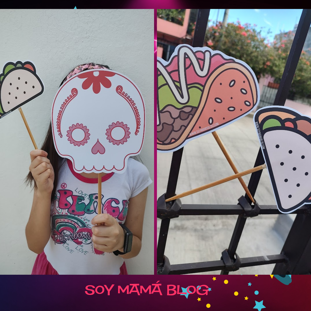 100 días de Festejos en Soy Mamá Blog | Props mexicanos