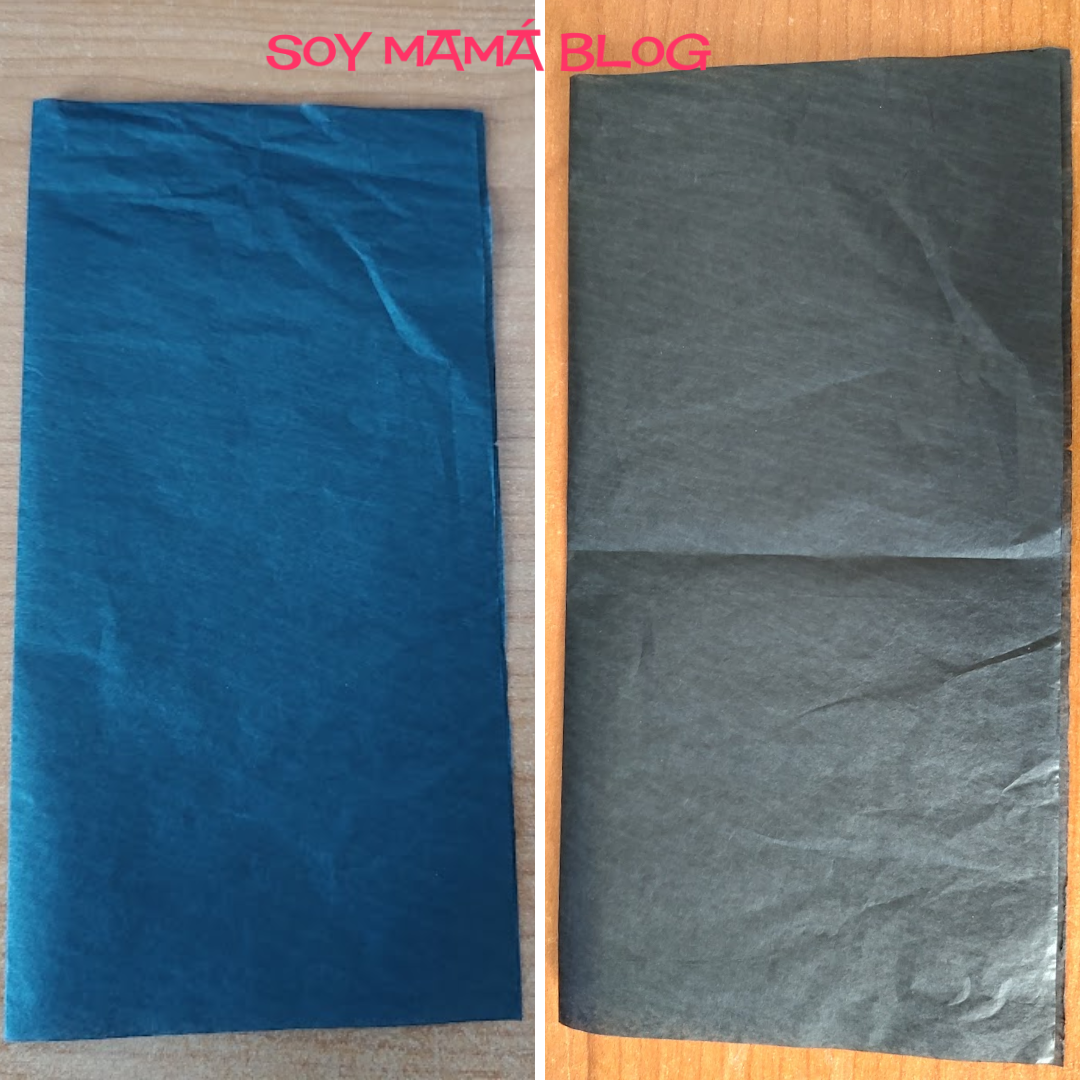 Guirnalda de telarañas Paso 1