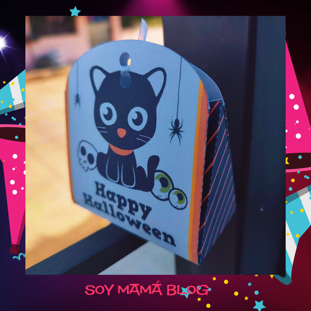 100 días de Festejos en Soy Mamá Blog | Cajita de gatito para dulces #100DDF