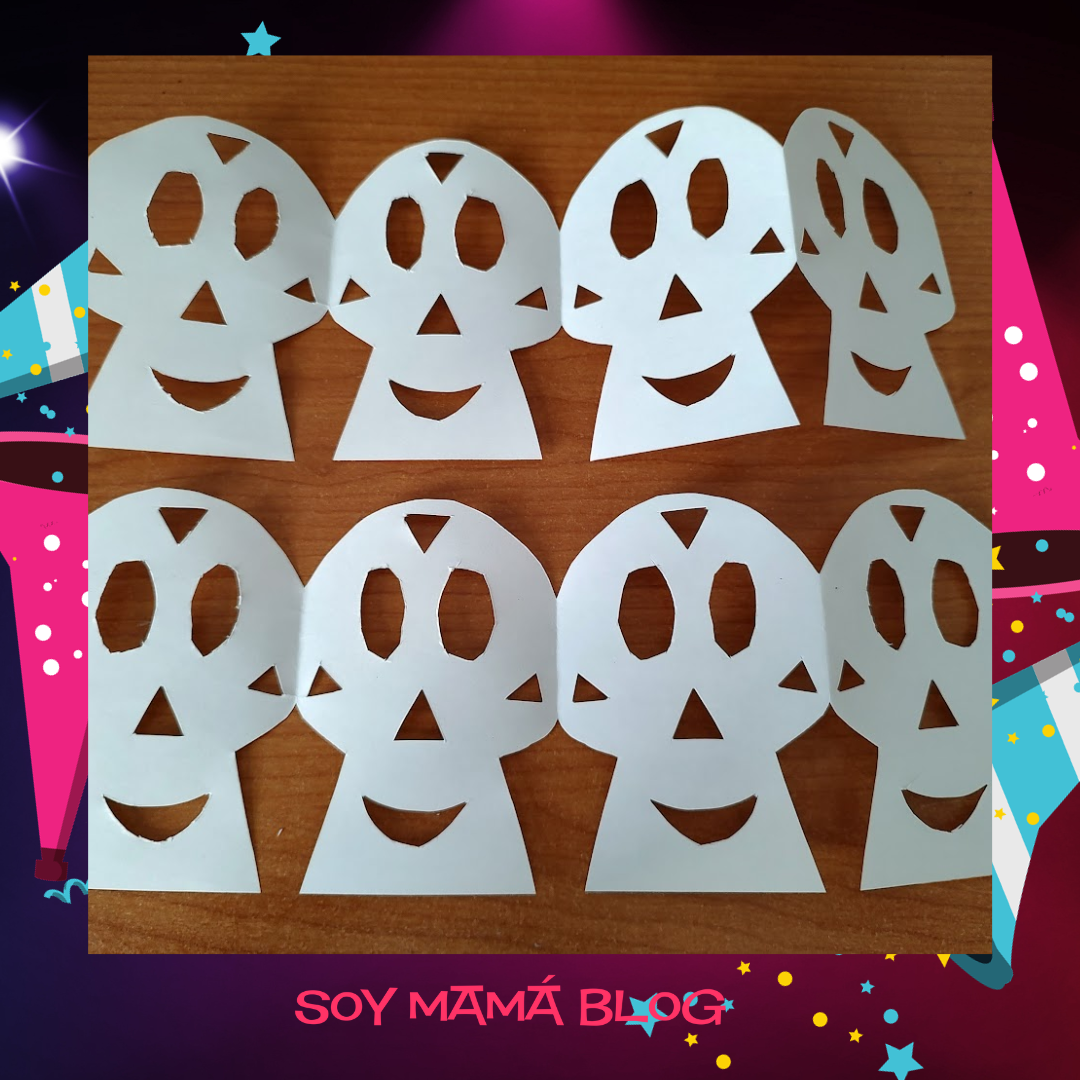 100 días de Festejos en Soy Mamá Blog | Guirnaldas de calaveras #100DDF