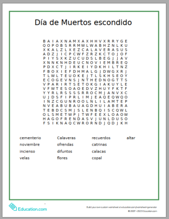 100 días de Festejos en Soy Mamá Blog | Día de Muertos escondido preview