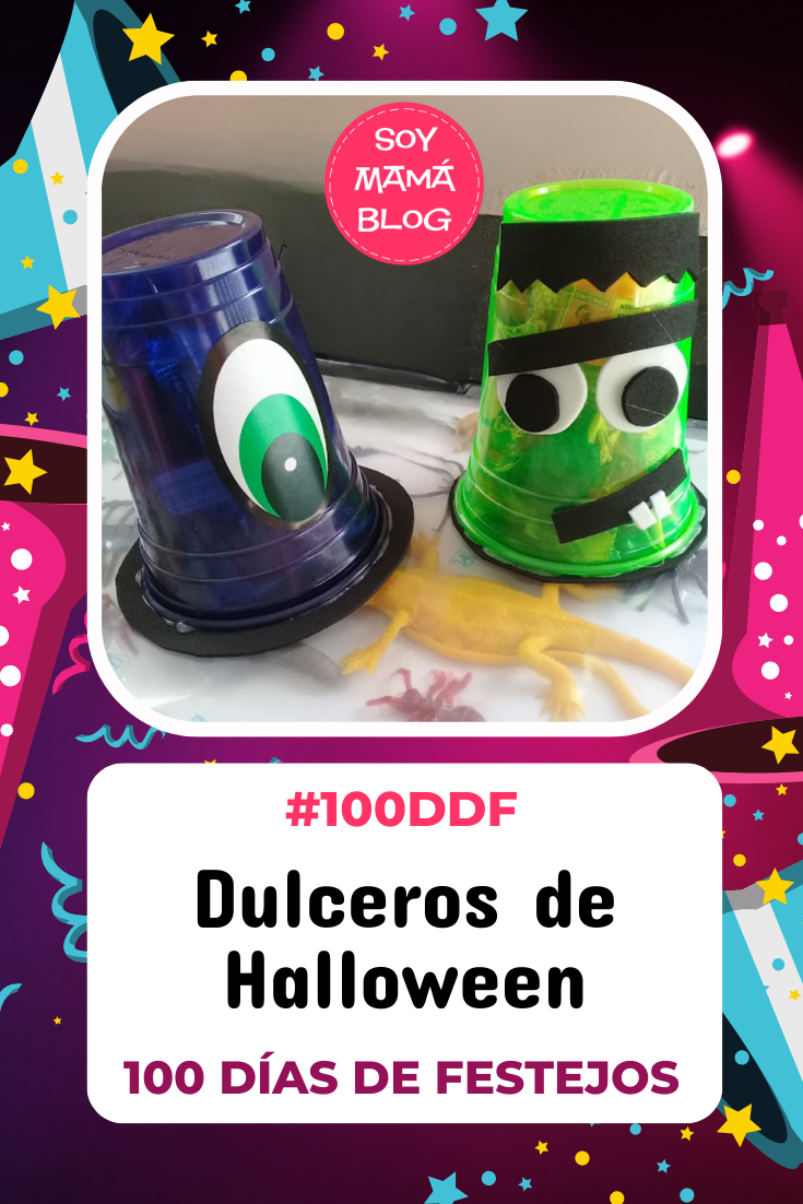 100 días de Festejos en Soy Mamá Blog | Dulceros de Halloween #100DDF