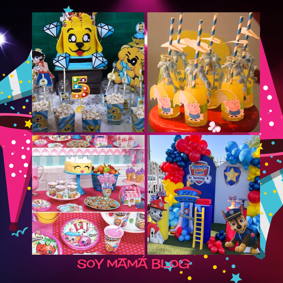 100 días de Festejos en Soy Mamá Blog | Ventajas y desventajas de las fiestas temáticas infantiles