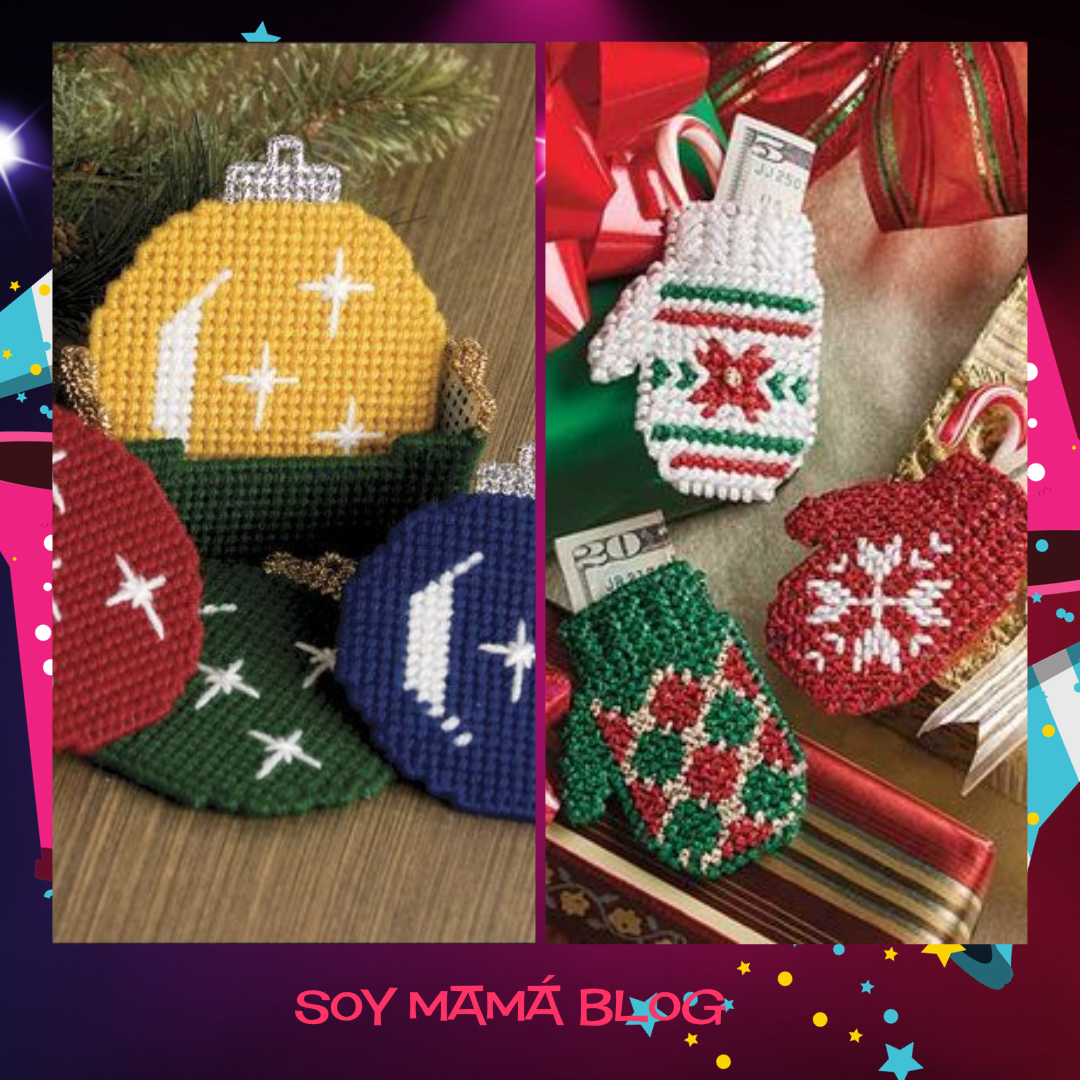 100 días de Festejos en Soy Mamá Blog | Malla plástica para Navidad