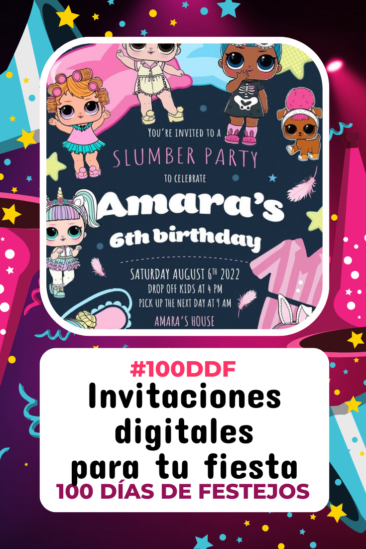 100 días de Festejos en Soy Mamá Blog | Invitaciones digitales para tu fiesta