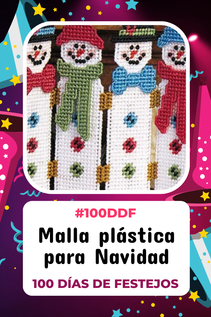 100 días de Festejos en Soy Mamá Blog | Malla plástica para Navidad