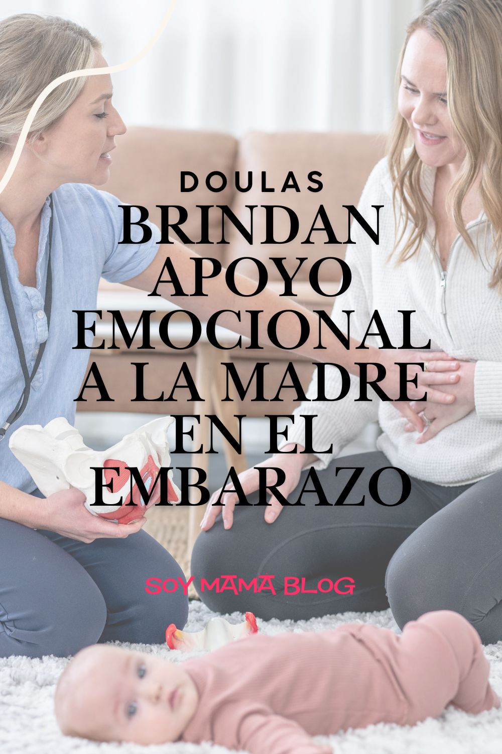 Doulas brindan apoyo emocional a la madre en el embarazo