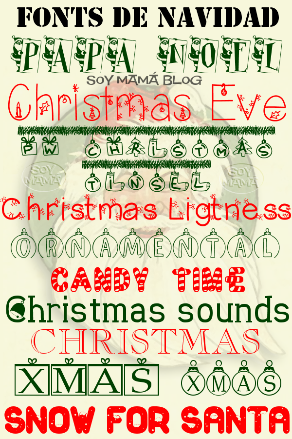 Fonts de Navidad
