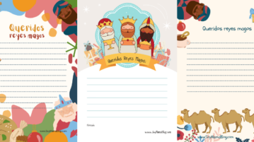 Carta a los Santos Reyes para imprimir